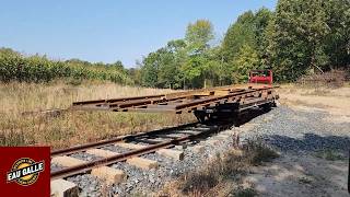 Taking the Switch Turnout Up the Hill to Begin the Eastern Loop [upl. by Avilys]