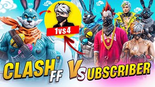 🎯FREE FIRE LIVE🎯PLAYING 1 VS 4 KHATARNAK😎CUSTOM ROOM GAME PLAY 🎮🎯 ON LIVE  GARENA FREE FIRE [upl. by Mashe]