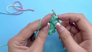 Thanh Nhi shows how to knit heartshaped coasters part 14 [upl. by Lange956]