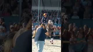 Kristy Snepvangers op Horse Event🤤 Sorry voor de slechte filming [upl. by Meelak]