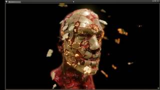 PopcornFX  Particles Mesh on Skinned Mesh in UE4 [upl. by Akram]