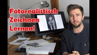 Foto abzeichnen  Portrait Zeichnen nach Referenzbild  Tipps zum Zeichnen [upl. by Jaclin638]