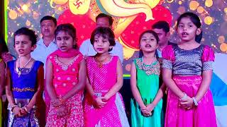 Welcome Speech amp Invocation Song in Annual Day Toe Castle Preschool 2324 [upl. by Atnauq]