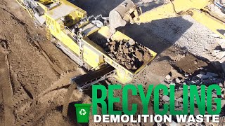 R6 Impact Crushing Demolition Waste [upl. by Juliet]