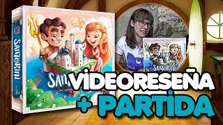 Reseñamos y Jugamos SANTORINI [upl. by Virg970]