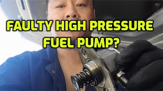 HIGH PRESSURE FUEL PUMP FAILURE SYMPTOMS [upl. by Kendal868]