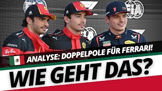 Ferrari staunt Wo kommt plötzlich der PoleSpeed her  Analyse Qualifying GP Mexiko 2023 [upl. by Maier653]