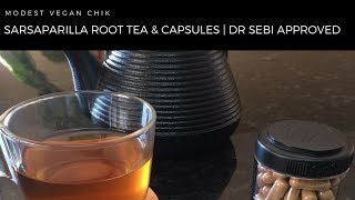 Sarsaparilla Root Herbal Tea amp Capsules  Dr Sebi Approved [upl. by Eilojne199]