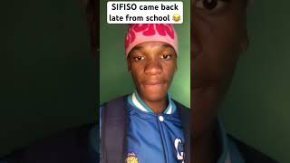 SIFISO and MANTULI PRT9😂SIFISO came back last from school [upl. by Betteann]