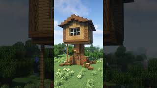 Tree house minecraft tutorial [upl. by Nwhas]