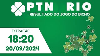 ðŸ€ Resultado da PTN Rio 1820 â€“ Resultado do Jogo do Bicho PTN Rio 27092024 [upl. by Ottavia]