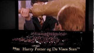 Harry Potterfilm og stort symfoniorkester fortryller Musikhuset [upl. by Quick]