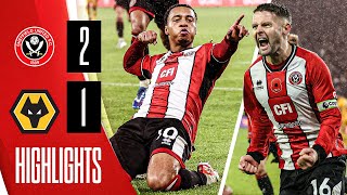 Last minute Norwood Penalty Sheffield United 21 Wolves  Premier League highlights [upl. by Trinetta]