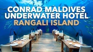 AMAZING Conrad Maldives Rangali Islands Resort Underwater Hotel [upl. by Nmutua985]