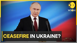 RussiaUkraine War Putin says ceasefire Ukraine says phony sign  WION News [upl. by Na]