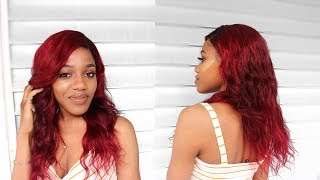 How To Dye Your Hair BurgundyRed From Black Without Bleach At Home [upl. by Yelram]