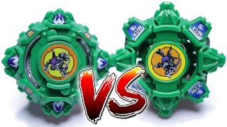 BEYBLADE BATTLE  Draciel BURST VS Draciel PLASTIC  Battle of Generations [upl. by Sonya718]