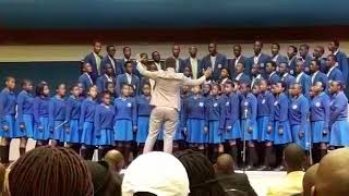 MOEDING COLLEGE CHOIR 2018 HOW LOVELY ARE THE MESSENGERS [upl. by Yodlem706]