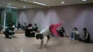 2002 bboy the end  3 One Hand Elbow Airtracks  korea [upl. by Borroff302]