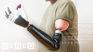 How MindControlled Bionic Arms Fuse To The Body  WIRED [upl. by Yekcin319]