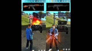 TWO GUN VS JEEP  GARENA FREE FIRE 🔥shortsfeed shorts freefire [upl. by Tamar]