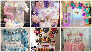 Kids birthday decoration ideas at home Birthday decoration ideas [upl. by Aneed572]