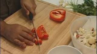 Slow Cooked Chicken Recipe  Chop Peppers for Slow Cooked Chicken [upl. by Aihsal826]