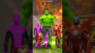 GTA V IRON MAN HULK SPIDERMAN SAVE HIS DAD FROM VENOM  coffin dance song cover [upl. by Annabelle]