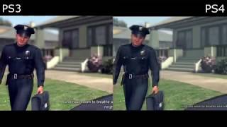 LA Noire  PS4 vs PS3 GRAPHICS COMPARISON [upl. by Edialeda]