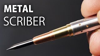 Machining a Metal Scriber w Carbide Tip [upl. by Philipson773]