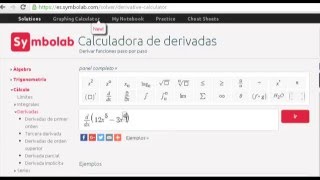 Symbolab Derivadas [upl. by Caressa]