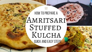 बिना मैदा और तंदूर के बनाये अमृतसरी STUFFEDकुलचा Amritsari Kulcha Recipe [upl. by Melvyn374]