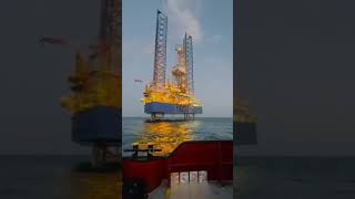 oil rig offshore  oil rig rig oil youtubeshorts shortsvideo ytshorts yt [upl. by Htebizile]