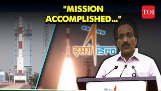 ISRO Chief S Somanath lauds successful launch of PSLVC58 XPoSat says “Mission accomplished [upl. by Staford]