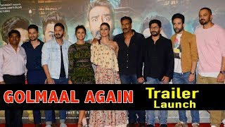 Golmaal Again Official Trailer Launch Full Video  Ajay Devgn Rohit Shetty Parineeti Chopra [upl. by Launame]