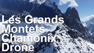 Téléphérique des GrandsMontets panoramique drone Chamonix MontBlanc ski montagne alpinisme [upl. by Jerz]