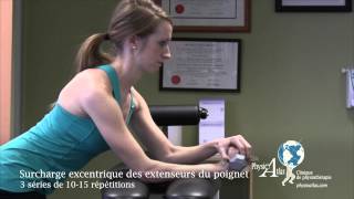 Exercices pour épicondylite latérale tennis elbow [upl. by Bergstein484]