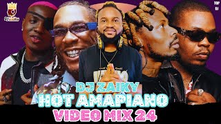 HOT AMAPIANO MIX shallipopi burnaboy djzaiky 2024 BEST OF BEST NEW AFROBEAT VIDEO MIX 2024 [upl. by Colson]