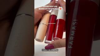 LOS LABIALES ROJOS TENDENCIA farmasiusa lipstickmatte viralshorts makeup [upl. by Enivid]