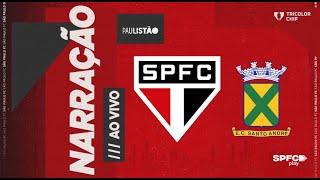 PAULISTÃO 2024  SÃO PAULO X SANTO ANDRÉ  SPFC PLAY [upl. by Fang]