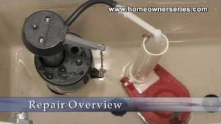 How to Fix a Toilet  Flush Valve Replacement  Part 1 of 2 [upl. by Kerrin]