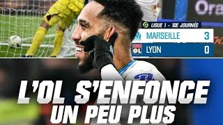 Le debrief du match ligue 1 lOM avec Aubameyang 🔥enterre lOlympique de Lyon au stade Vélodrome 🔥 [upl. by Refinnej678]