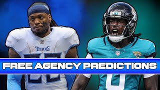 NFL Free Agency Predictions 2024  50 Free Agent Landing Spots [upl. by Euphemie]