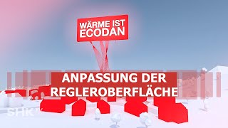 Ecodan Wärmepumpe einstellen Regleroberfläche optimal anpassen  SHKTV Montage [upl. by Rubens]