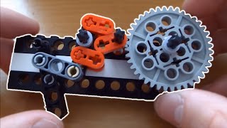 LEGO SemiAuto Gun Mechanism Tutorial [upl. by Paymar]