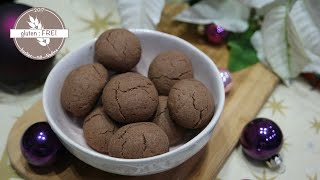 Schokoplätzchen  Weihnachtsplätzchen  vegan  zuckerfrei  glutenfrei backen mit Nadine [upl. by Enel]