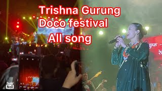 Trishna Gurung All songs Gorkha Doco miusic festival 3011 2024 trishnagurungofficial [upl. by Amr]