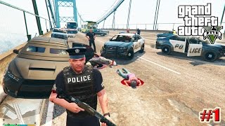 GTA 5 ЖИЗНЬ В ПОЛИЦИИ LSPDFR MOD 1 серия [upl. by Tzong]