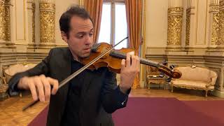 Paganini Caprice No 1 on period violin [upl. by Finn137]