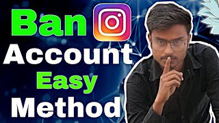 how to ban someone instagram account easly  Kisi ka bhi instagram account ban karo instagram [upl. by Ardnuahc211]